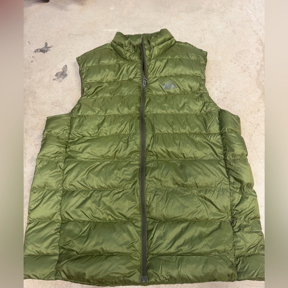 REI Co-op Olive Green Quilted Insulated Vest